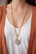 Collana lunga corda catena - corda, e