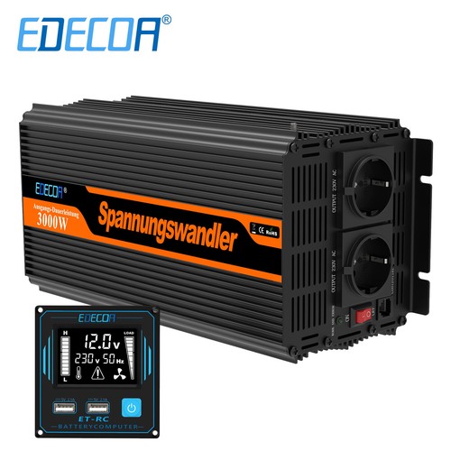 Edecoa power inverter 3000w - inverter,