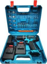 TRAPANO AVVITATORE PROFESSIONALE 2 BATTERIA 48V A LITIO + VALIGIA ACCESSORI 2025