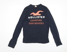 Shirt uomo hollister blu - t-shirt,