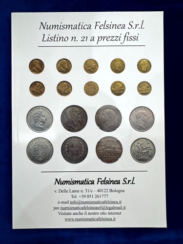 Catalogo numismatica felsinea - catalogo,