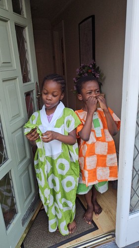 Boubou africano per ragazze - , e