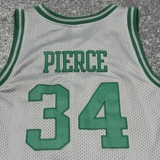 Maglia Paul Pierce Boston Celtics ragazzo XL NBA basket adidas grigio 34 Nike