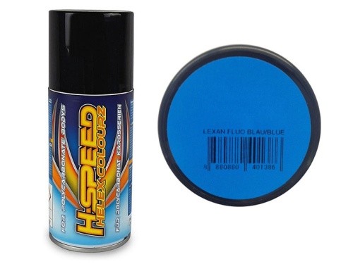 Lexan spray fluo blu - blu/blu, 150ml