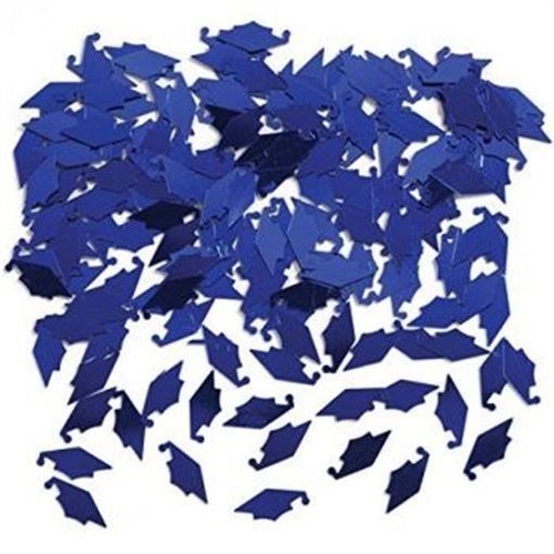 Confetti mortaio blu laurea - mortaio,