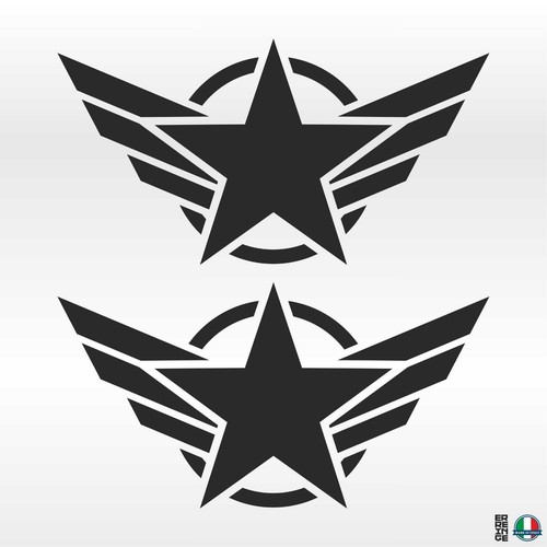 Sticker adesivi stella - 2,