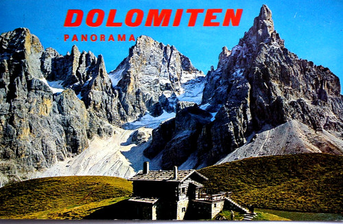 Cartolina foto baita - cartolina,
