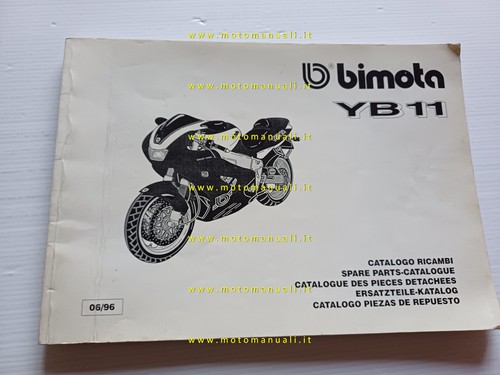 Bimota yb11 1996 catalogo - bimota,