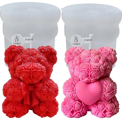 Stampi per candele orso - candele, 3d