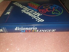 Dizionario Multilingue - Italiano Inglese Francese Tedesco Spagnolo -
