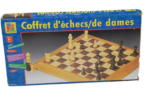 Scacchiera legno chiusura - scacchiera,