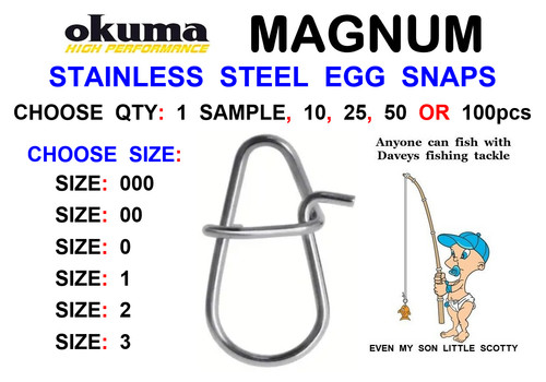 Okuma egg snaps - egg, luccio