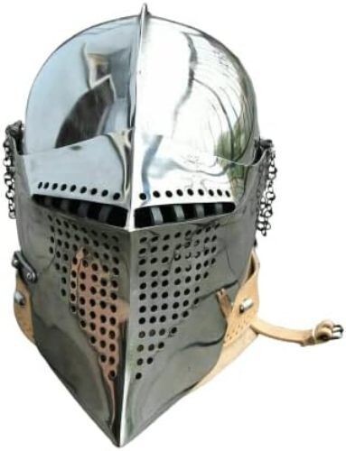 Elmetto barbuta medievale - elmetto,