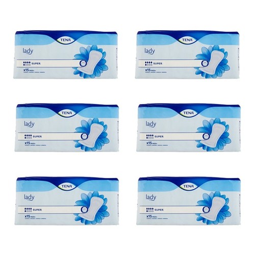 6pz tena lady super - tena, odour