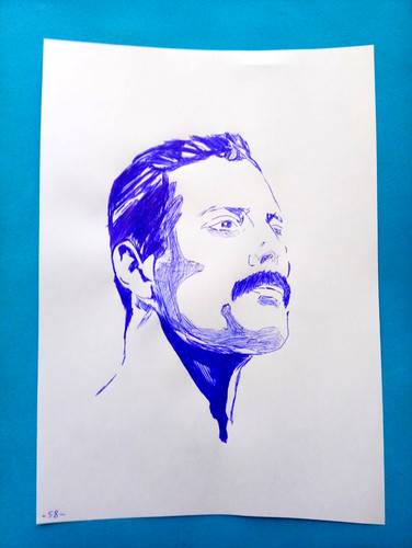 Disegno freddy mercury - di, dei