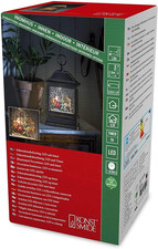 Lanterna LED Con Palla Di Vetro E Neve