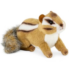 Scoiattolo a strisce circa 17 cm, peluche, peluche