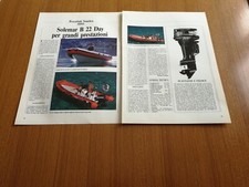 SOLEMAR B 22 DAY BATTELLO PNEUMATICO GOMMONE CARATTERISTICHE INFLATABLE BOAT '89