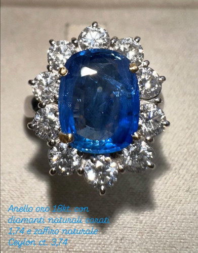 Anello oro bianco 18kt - bianco,