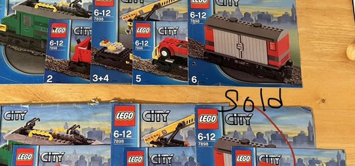 Lego city cargo train - city,