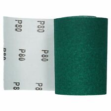 Ossido di alluminio 5 m x 115 mm rotolo abrasivo foglio carta vetrata grana m...