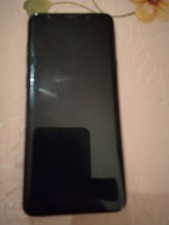 Smarfhone S9 Plus Nero Con Custodia A Libro,Unico Difetto Microfono Basso 