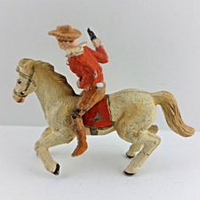 SOLDATINI IN CONPOSIZIONE COWBOY CON PISTOLA NARDI XILOPLASTO GROMOPLASTO