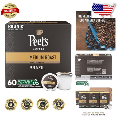 Peet cialde cup 60ct - k-cup,