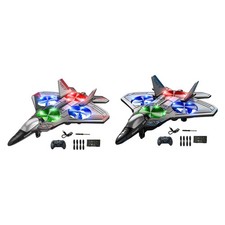 Aereo telecomandato resistente alle cadute, aliante RC con rotazione a 360°,