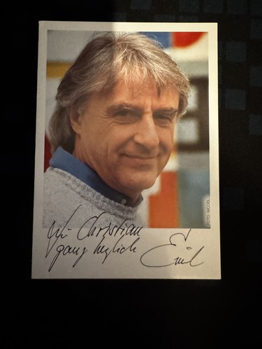 Biglietto autografo emil - biglietto,