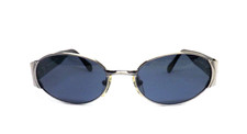 occhiali da sole uomo anni 90 vintage made in italy metallo argento swing