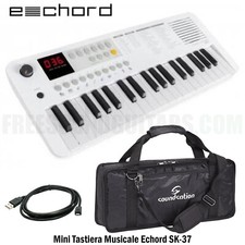Mini Tastiera Musicale Echord SK-37 37 TASTI per scuola studio pianola + borsa