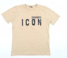 T-shirt uomo Dsquared2 beige