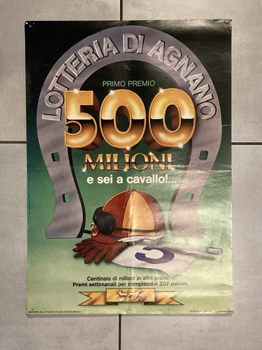 Lotteria agnano poster - di,