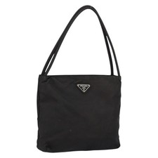 Borsa Prada Tote Bag Nylon Nero Argento Autentica SW1839