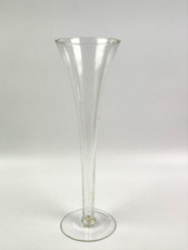 VETRO Glass Vintage/Retro VASO PORTAFIORI  MADE IN ITALY VINTAGE SOPRAMMOBILE 