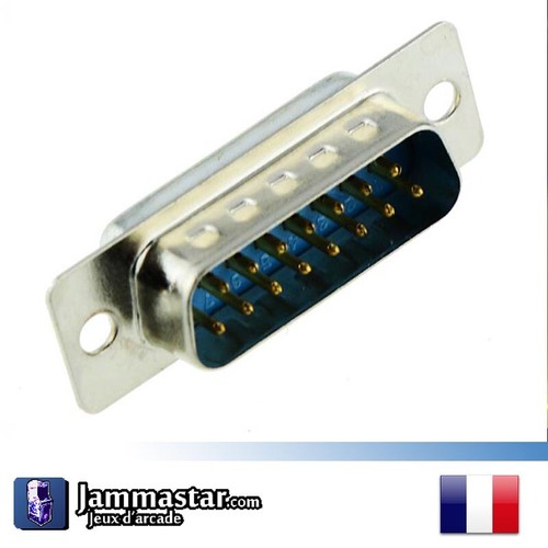 Connecteur db15 male ci - male,