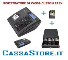 REGISTRATORE DI CASSA RT TELEMATICO CUSTOM FASY WINDKEY LITE + CASSETTO