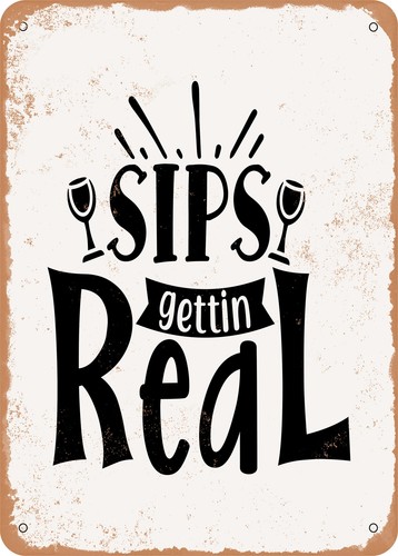 Insegna metallo sips - in,