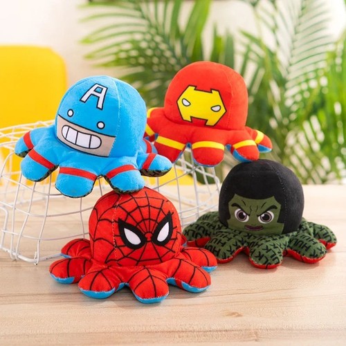 Peluche polpo reversibile - peluche,