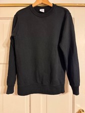 Felpa uomo Zara S nera cotone