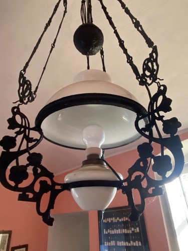 Lampadario liberty antico