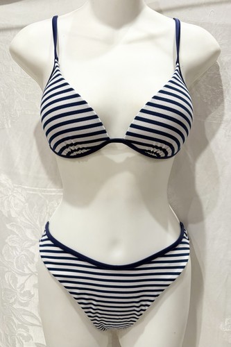 Calzedonia navy stripe push - navy, up