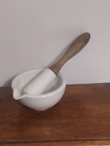 Mortaio con pestello - mortaio, ceramica