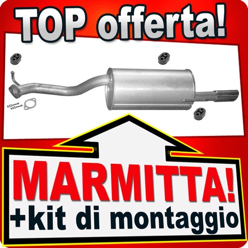 Silenziatore posteriore per - silenziatore,