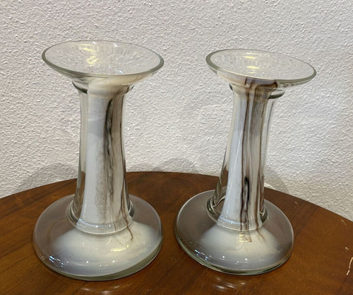 Coppia vasi candelieri - vasi, -candelieri