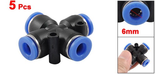 Pezzi tubo pneumatico 6mm 4 - 5,