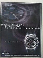# ADVERTISING PUBBLICITA' TUDOR cronografo automatico -1998 VEDI ALTRE 