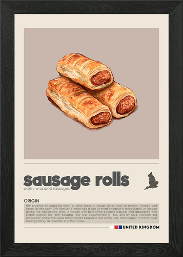 Rotoli salsiccia arte - di,