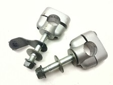 COPPIA RISERS MANUBRIO ALLUMINIO PAIR OF ALUMINUM HANDLEBAR RISERS 22MM